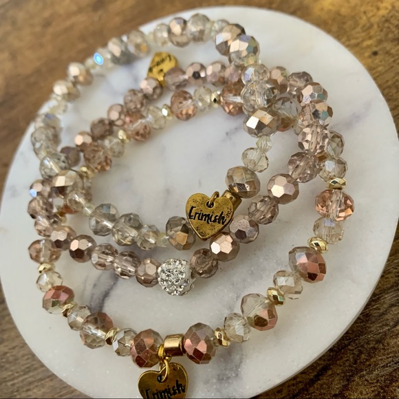 New Erimish set of 3 stretch bracelets - Picture 3 of 7